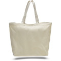 12 oz. Big Cotton Canvas Tote Bag USA Decorated (23" x 17")