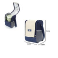 Square Wide-Opening Insulated Lunch Bag