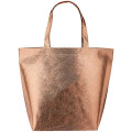 Luxurious Metallic Non-Woven Shopping Tote Bag (15.5"x13.5")