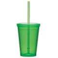 USA Made 16 oz Travel Mugs Tumbler with Lid and Straw