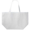 Non-woven promotional budget Tote Bag W/ Gusset (20"x13"x8")