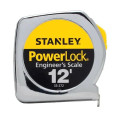 12 ft. Stanley Tools® PowerLock® Engineer's Tape Measurement