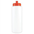 Bike Bottle USA made 32 oz plastic water-bottle with straw