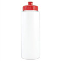 Bike Bottle USA made 32 oz plastic water-bottle with straw