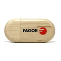 Kenai Wood USB Flash Drive w/ Key Ring