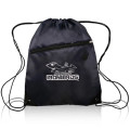 Drawstring Sports Bag w/ Zipper & Earphone Slot (13.5"x18")