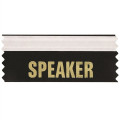 Speaker 4"L x 1.625"W Badge Ribbons