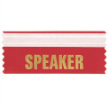 Speaker 4"L x 1.625"W Badge Ribbons