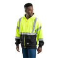 Berne Apparel Men's Hi-Vis Class 3 Color Block Full-Zip H...
