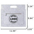 Felt Document Tote Bag
