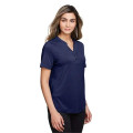 North End Women's JAQ Snap-Up Stretch Performance Polo