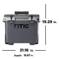 RTIC 22 qt Ultra Light Cooler with Wheels