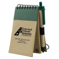 Eco Inspired Jotter Notepad Notebook with Matching Color