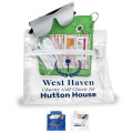 16 Piece Golf Kit in Travel Pack with Components inserted in