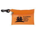 Translucent Zipper Storage Pouch with Plastic Hook