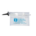Translucent Zipper Storage Pouch with Plastic Hook