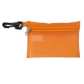 Translucent Zipper Storage Pouch with Plastic Hook