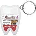 Tooth Shaped Dental Floss Dispenser with Keyring