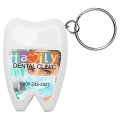 Tooth Shaped Dental Floss Dispenser with Keyring