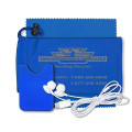Mobile Tech Earbud Kit with Microfiber Cloth in Cinch Pouch