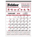 Contractor's 12-Sheet Calendar