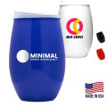 16 oz. USA Made Stemless Tumbler Glasses W/ Custom Logo