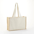 Eco-Friendly Cotton & Jute Tote with Sturdy Design