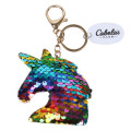 Sequin Unicorn Keychain