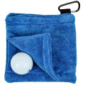 TiTUS® Microfiber Golf Ball Towel with Carabiner Clip