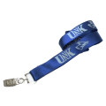 3/4" USA Made Polyester Lanyard w/ ID Badge Holder