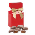 Butter Almond Toffee in Red Premium Delights Gift Box