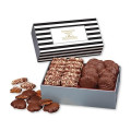Toffee & Pecan Clusters in Gift Box with Stripes Sleeve