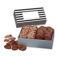 Toffee & Pecan Clusters in Gift Box with Stripes Sleeve