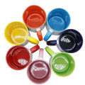 11 oz Inner Color Ceramic Mug with Multicolor Handle