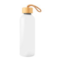 25 Oz. Full Laser Blaire Recycled Aluminum Bottle With Bamboo Lid