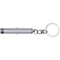 Dual function laser pointer and LED flashlight  keychain