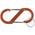 S Shaped Carabiner with Key Ring