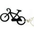 Bicycle shape bottle opener key chain