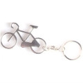 Bicycle shape bottle opener key chain