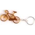 Bicycle shape bottle opener key chain