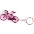 Bicycle shape bottle opener key chain