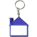 House shape tape measure key chain