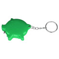 Pig shape tape measure key chain