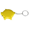 Pig shape tape measure key chain