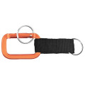 Square Shaped Carabiner with Strap and Key Ring