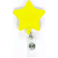Star shape retractable badge holder with carabiner