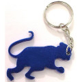 Monkey shape bottle opener key chain
