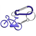 Bicycle shape bottle opener key chain