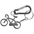 Bicycle shape bottle opener key chain