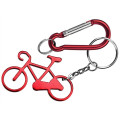Bicycle shape bottle opener key chain
